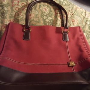 Diane Von Furstenburg DVF maroon large bag